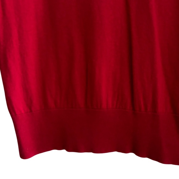 BURBERRY BRIT- Men’s Cashmere Crewneck Red Sweater / Tunic ❤️ - Picture 4 of 7